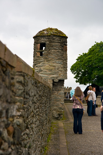 Walking up the Derry Wall