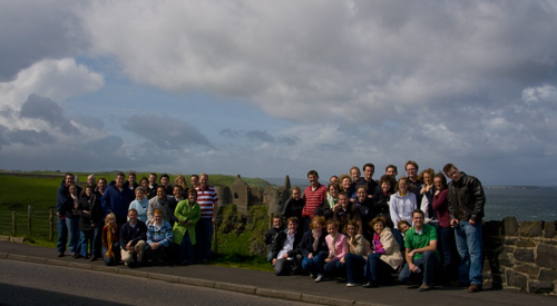 At Dunluce Castle overlook