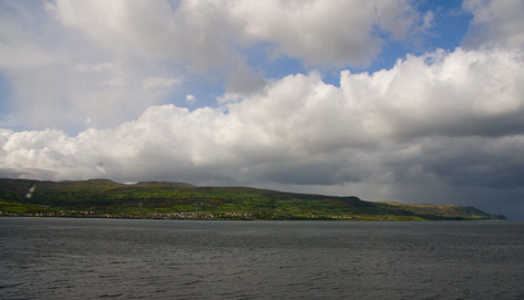 A view of Ballycastle, our lunch stop