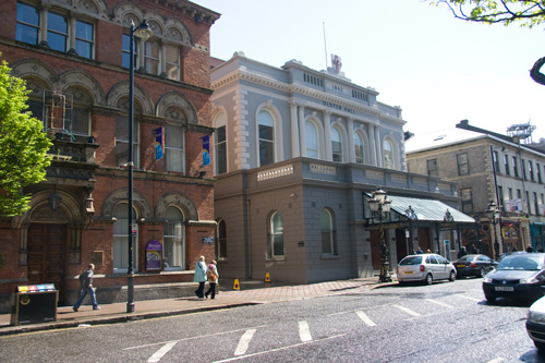 Ulster Hall on right