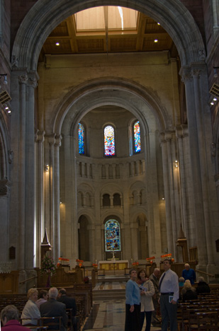 Inside cathedral