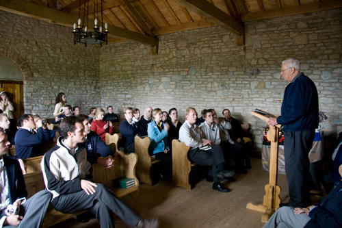 Inside chapel