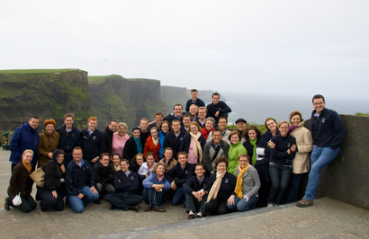 In front of Cliffs of Moher